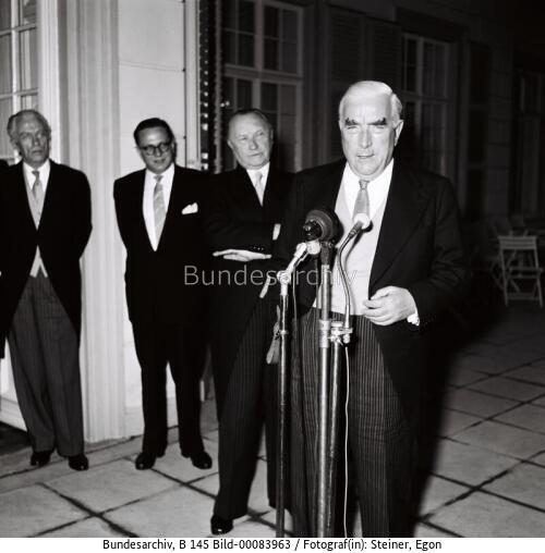 Australischer Premierminister Menzies in Bonn 1956