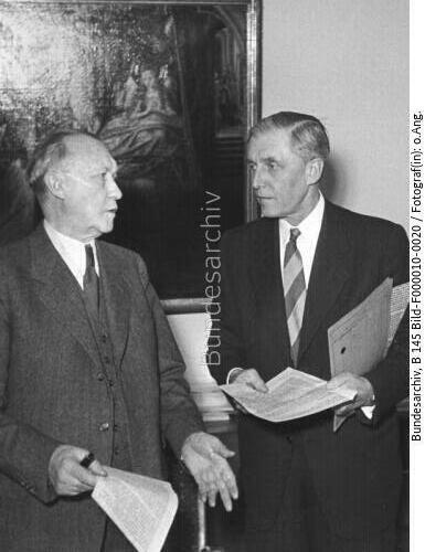 Bonn, Konrad Adenauer, Fritz v. Twardowski