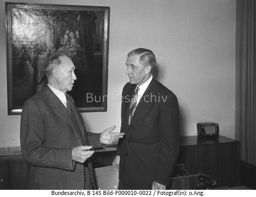 Bonn, Konrad Adenauer, Fritz v. Twardowski