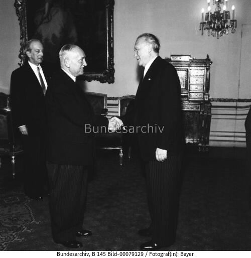 Bundeskanzler Adenauer in Österreich 1957