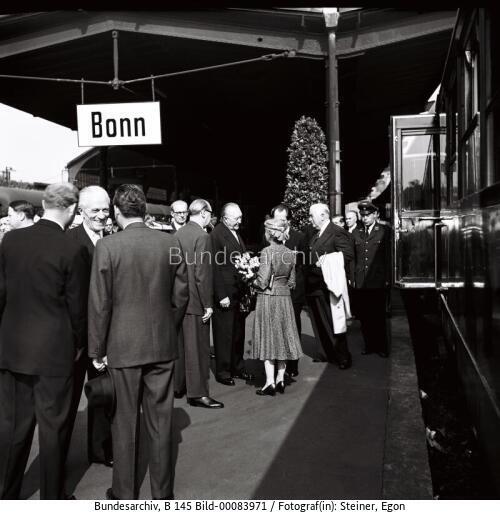 Australischer Premierminister Menzies in Bonn 1956