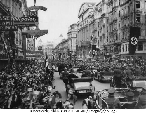 Wien, Anschluss, Besuch Adolf Hitler