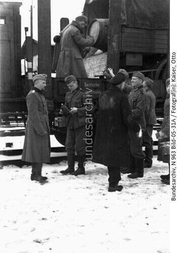 Frankreich, Soldaten am Zug