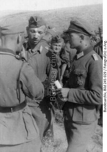 Russland, bei <span class="match">Stalingrad</span>, Ordensverleihung an Soldaten