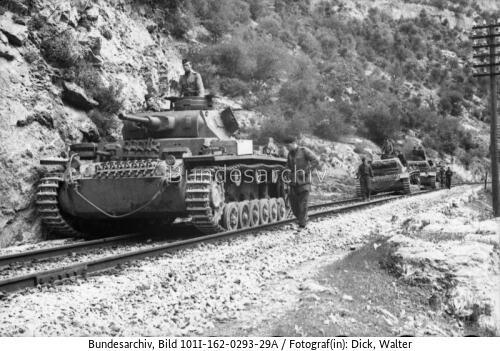 Balkan, Bulgarien, Vormarsch, Panzer III