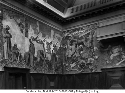 Berlin, Rathaus Schöneberg, Fresken