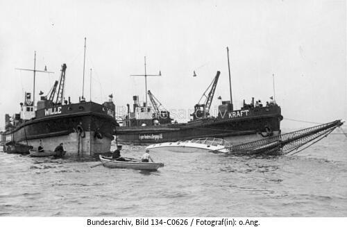 Segelschulschiff "Niobe", Wrack