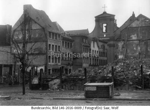 <span class="match">Düsseldorf</span>, Altstadt, Andreaskirche, Ruinen