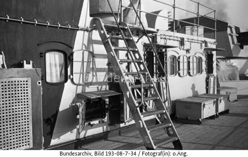Schlachtschiff Bismarck, Aufbaudeck