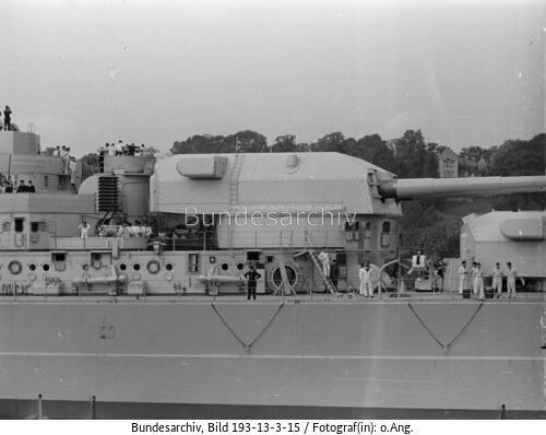 Schlachtschiff Bismarck, Turm Bruno