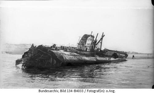 Frankreich, SM U-Boot "UC-61", Wrack