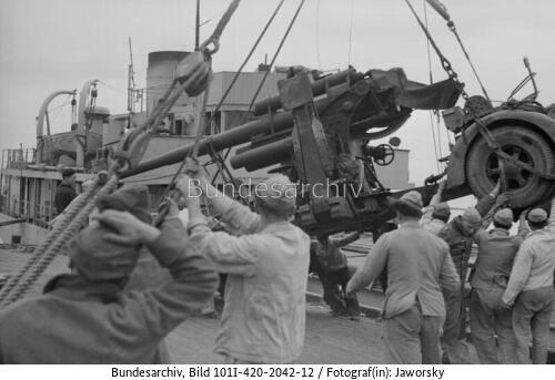Tunesien, Hafen, Flak