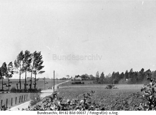 Belgien, Gembloux, Panzerangriff