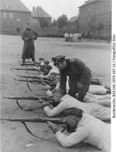 Volkssturm, Übungsschießen