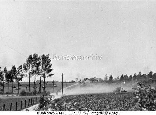 Belgien, Gembloux, Panzerangriff
