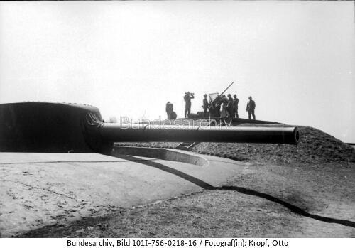 Dänemark, leichte Flak in Artilleriestellung