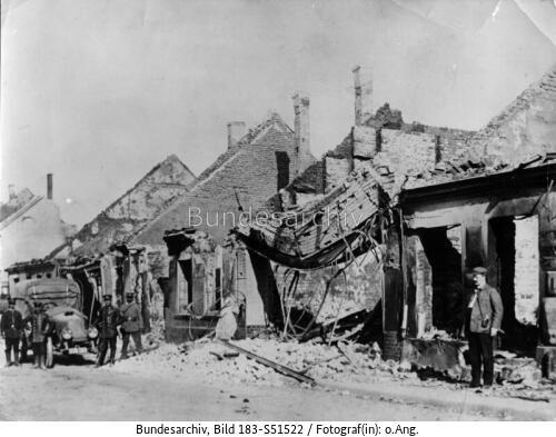 Ostpreußen, Ortelsburg, Ruinen