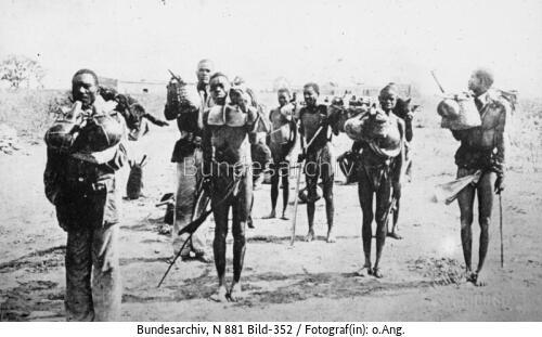 Deutsch-Südwestafrika, Ovambo-Arbeiter
