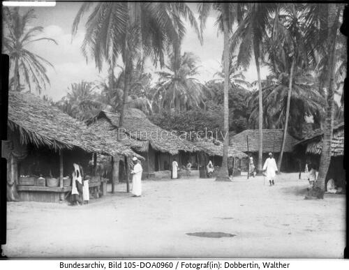 Deutsch-Ostafrika, Tanga, Dorf