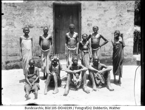 Deutsch-Ostafrika, Bagamoyo, Leprakranke