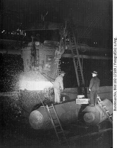 Bochum, Olympische Glocke, Guss