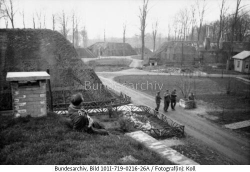 Frankreich, Atlantikwall, Alltag, Bunkeranlage