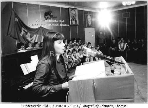 Halle, Solidaritätsmeeting für El Salvador