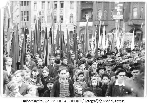 Brandenburg, FDJ-Funktionärskonferenz, Kundgebung