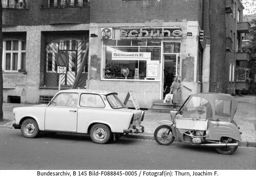 Berlin-Karlshorst, Trabbi, motorisiertes Versehrtenfahrzeug