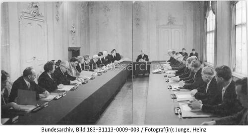 Berlin, konstituierende Staatsratssitzung