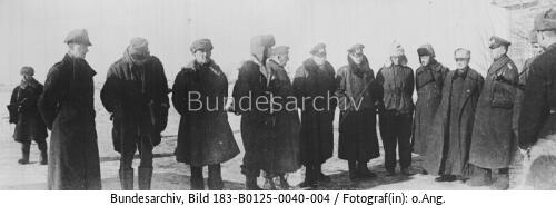 Stalingrad, Kriegsgefangene deutsche Generale