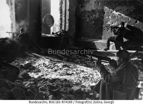 Russland, Kampf um Stalingrad, russische Soldaten