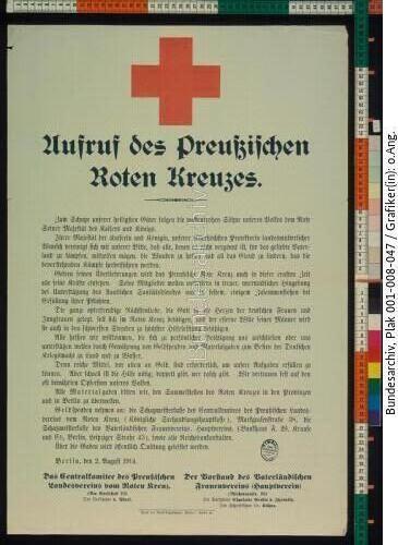 Rotes Kreuz, Spendenaufruf