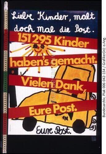 Deutsche Bundespost, Kindermalwettbewerb
