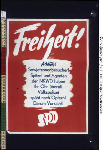 Bundestagswahl, SPD-Wahlplakat