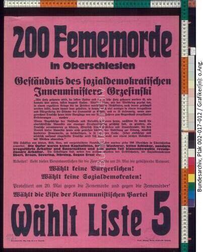 Reichstagswahl, Wahlplakat der KPD