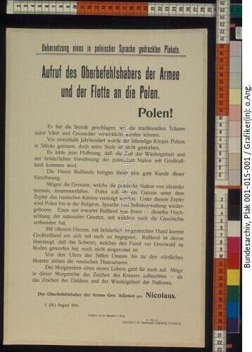 Kriegsbeginn, Polen, russische Besatzung