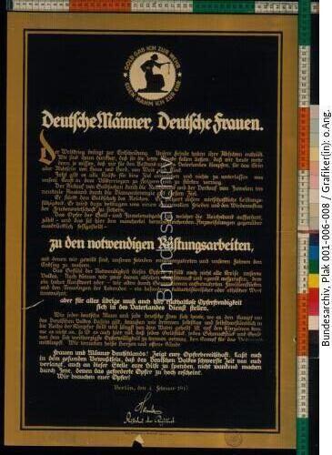 Goldsammlung zur Kriegsfinanzierung