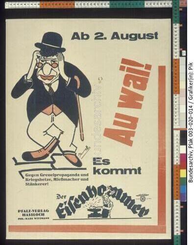 Antijüdisches Plakat