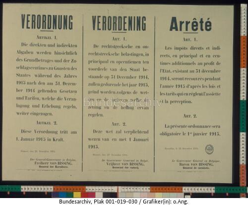 Belgien, Steuern