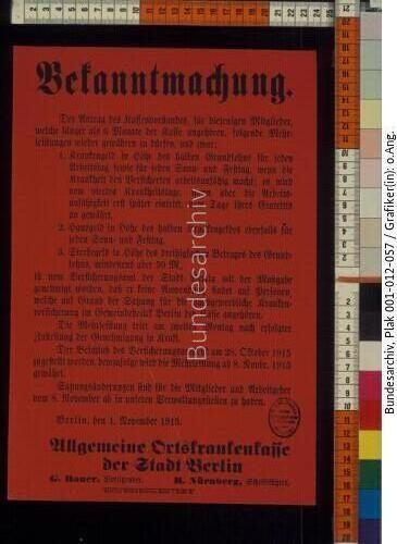 Berlin, Krankenkasse