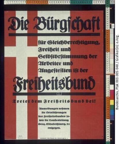 Österreich, Mitgliederwerbung Freiheitsbund
