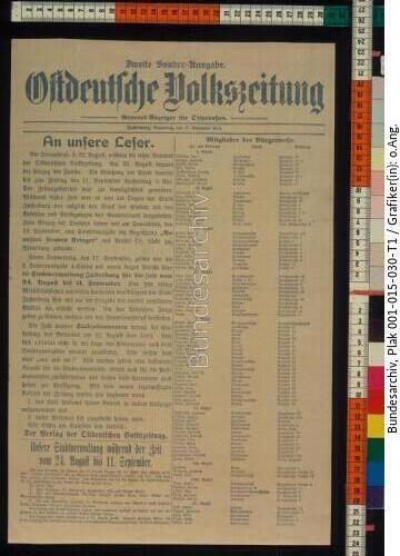 Kriegsbeginn, Ostpreußen, Befreiung
