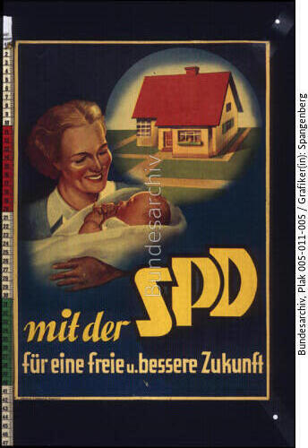 Bundestagswahl, SPD-Wahlplakat