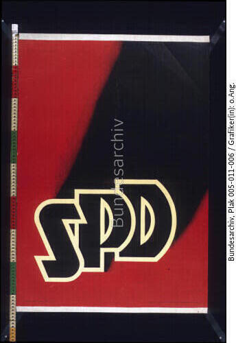 Bundestagswahl, SPD-Wahlplakat