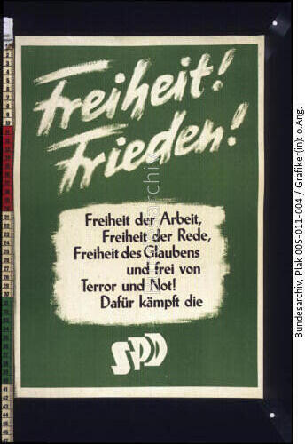 Bundestagswahl, SPD-Wahlplakat