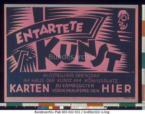 Ausstellung "Entartete Kunst"