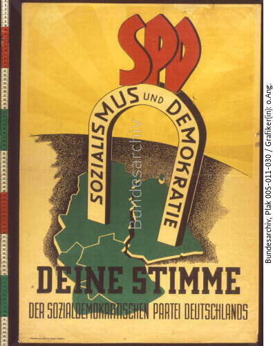 Bundestagswahl, SPD-Wahlplakat