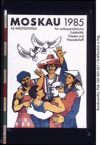 Moskau, 12. Weltfestspiele der Jugend u. Studenten