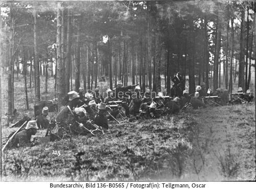 Manöver, MG-Abteilung